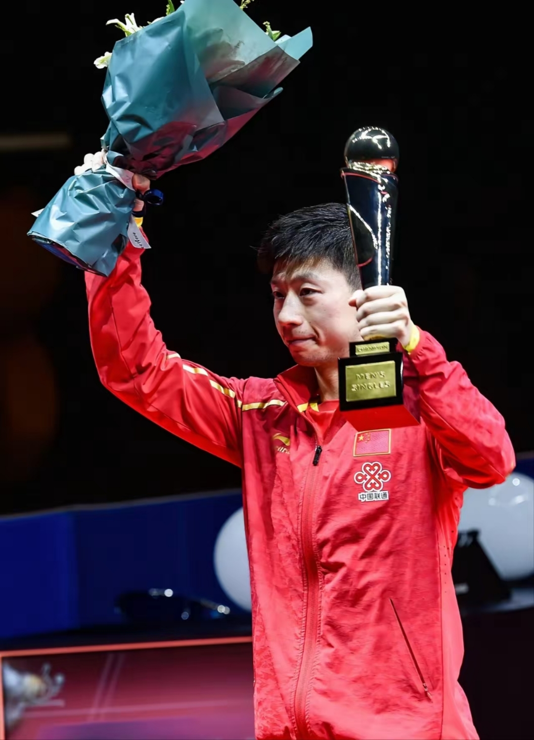 德国乒乓球队力克波兰乒乓球队，马龙高光表现