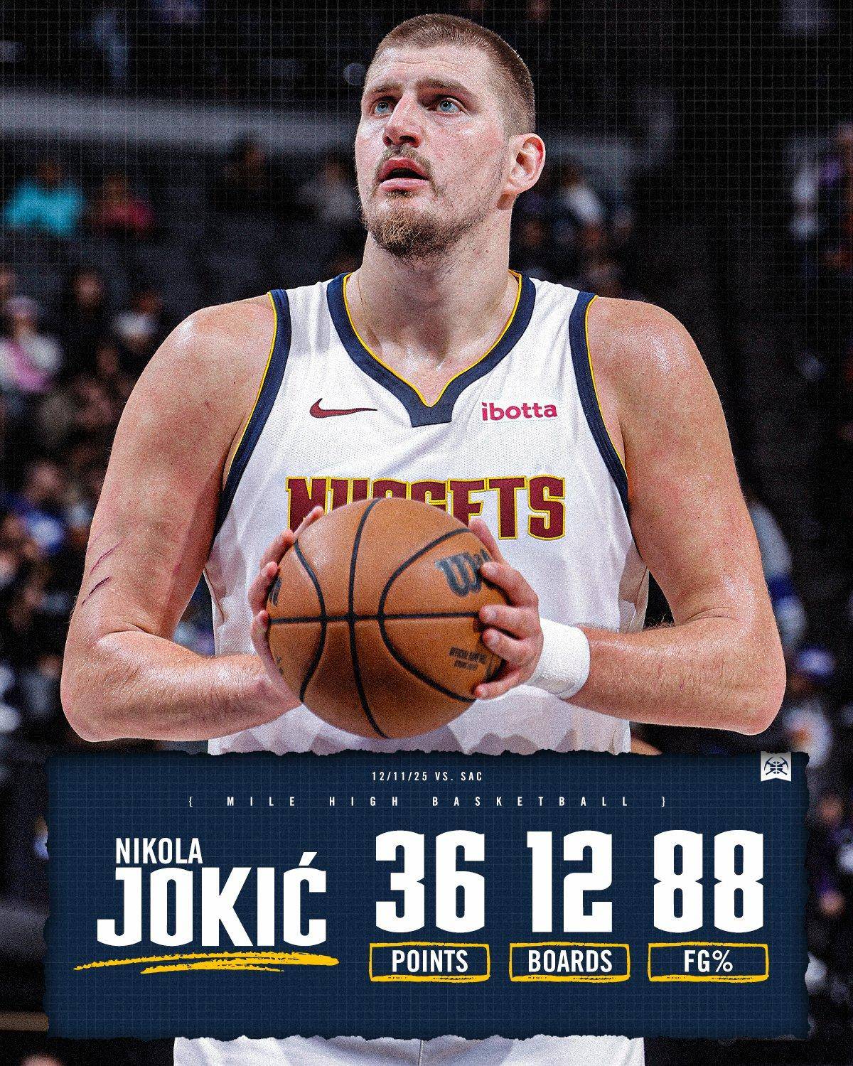 开云sport-掘金完胜骑士，约基奇统治全场